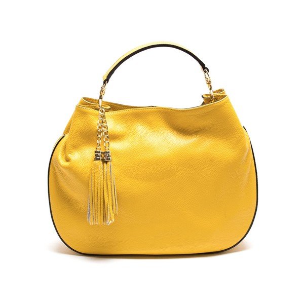 Usnjena torbica Isabella Rhea 1118 Giallo