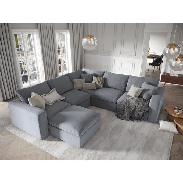 Siv kotni del modularne zofe Windsor & Co Sofas Galaxy-image-4