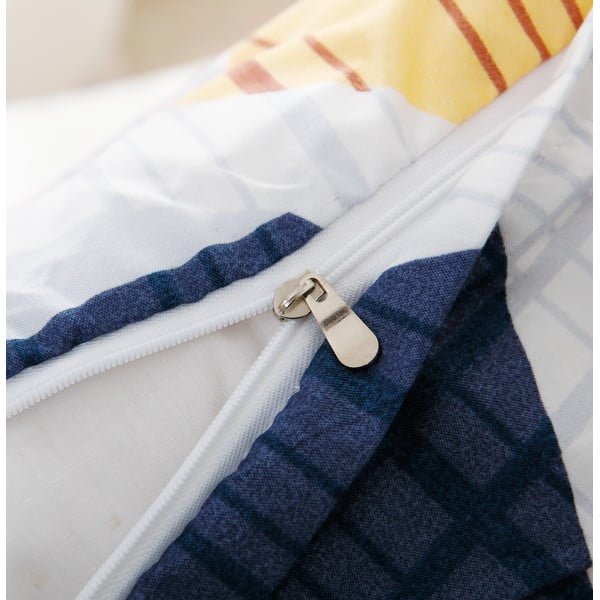 Enojna 3-delna posteljnina iz mikrosatena 140x200 cm Amelie – My House-image-4