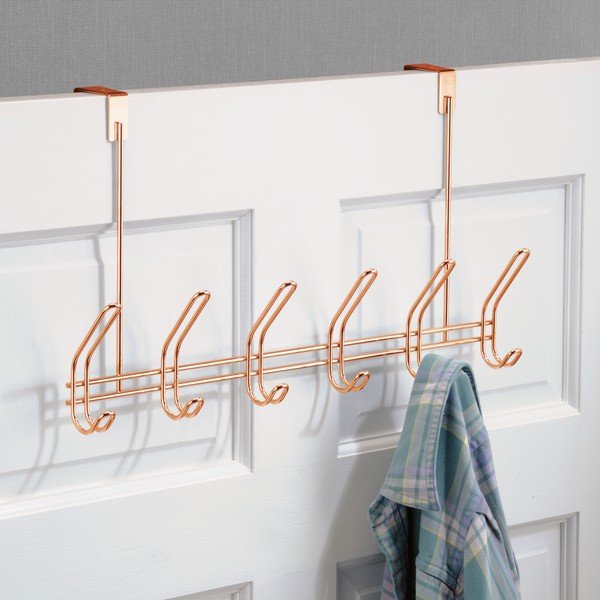 Kovinski obešalnik za vrata iz bakra 48 cm Classico - iDesign-image-1