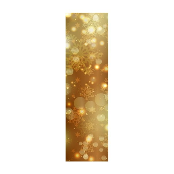 Božični namizni tekač Gold Shimmer, 40 x 140 cm