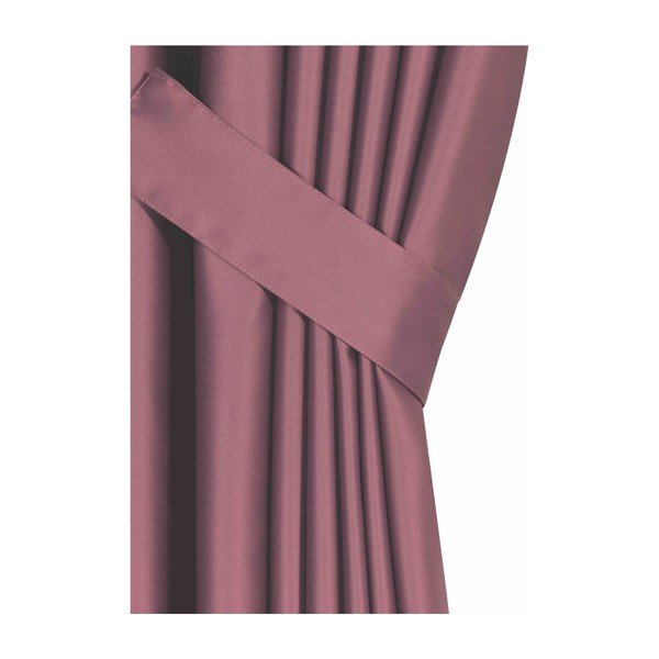 Roza polzatemnitvena zavesa 260x100 cm - Mila Home-image-1