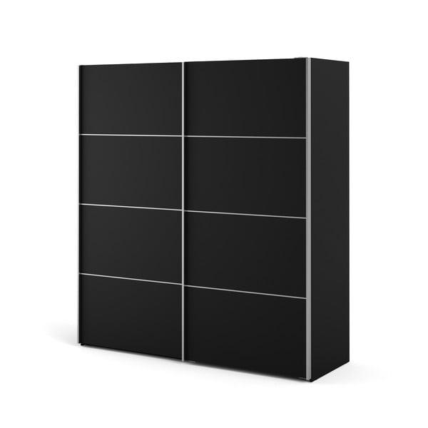 Črna omara Tvilum Verona, 182 x 202 cm-image-3