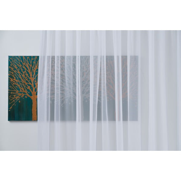 Bela prosojna zavesa 300x245 cm Voile – Mendola Fabrics-image-1