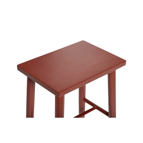 Barski stolček iz rdečega hrasta Hübsch Hrastov barski stolček, višina 52 cm-image-1