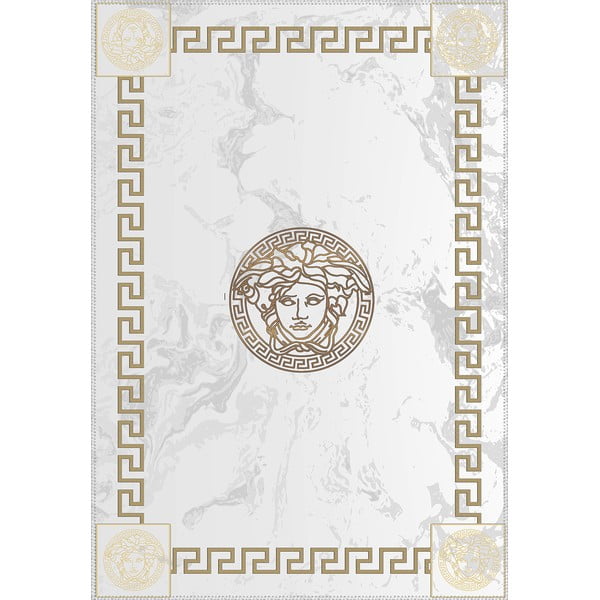 Siva preproga Vitaus Logo, 160 x 230 cm