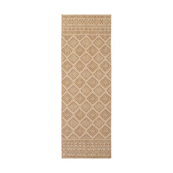 Bež zunanji in notranji tekač 80x250 cm Mira 1452 – Ayyildiz Carpets