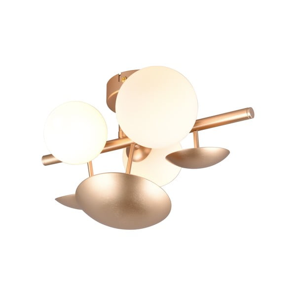 Bela/zlata stenska svetilka Bubble – Trio Select-image-1