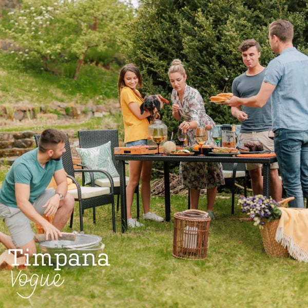 Komplet vrtnega pohištva iz umetnega ratana Timpana Vogue-image-1