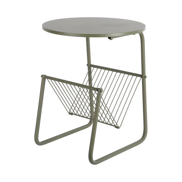 Kovinska okrogla stranska mizica ø 40 cm Riqueza Revista – Leitmotiv