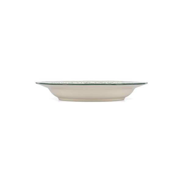 Zelen/slonokoščen jušni porcelanast krožnik ø 23 cm Cyril – S|P Collection-image-3