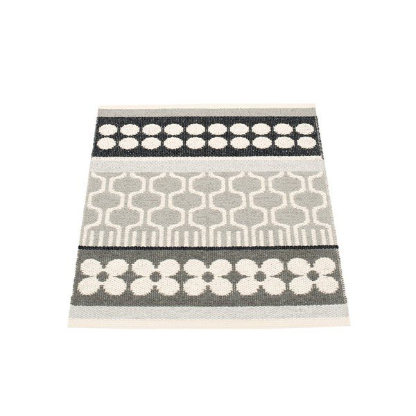 Siva/kremno bela notranja in zunanja preproga 70x90 cm Asta Warm Grey – Pappelina
