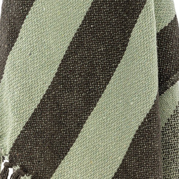 Zelena odeja iz recikliranega bombaža 130x160 cm Frello – Bloomingville-image-3