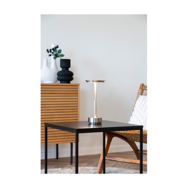 LED namizna svetilka v srebrni barvi (višina 28,5 cm) Lyneham – House Nordic-image-2