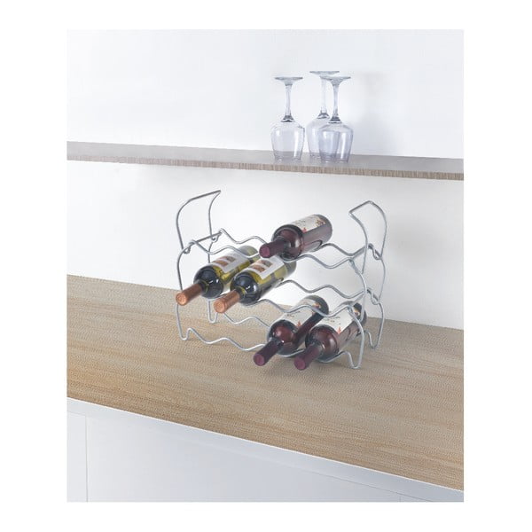 Tristopenjsko držalo za 12 steklenic vina Metaltex Wine, dolžina 45 cm-image-4