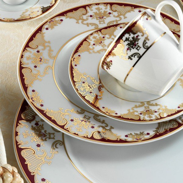 59-delni komplet porcelanskih posod Kutahya Lucembourg-image-2
