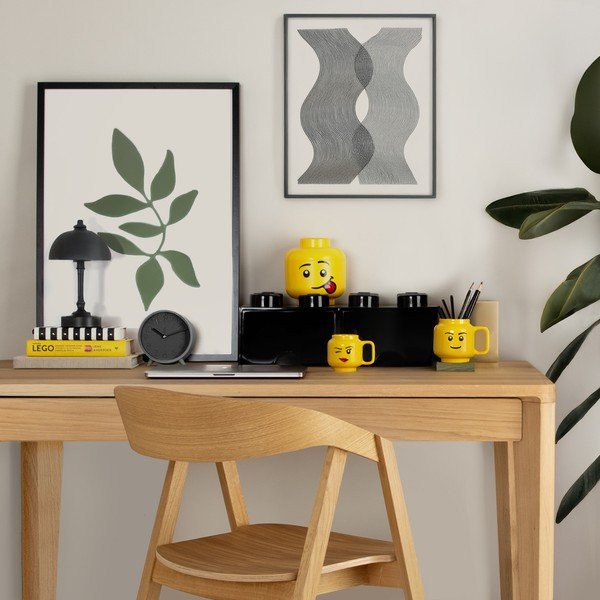 Črna škatla za shranjevanje z dvema predaloma LEGO®-image-1