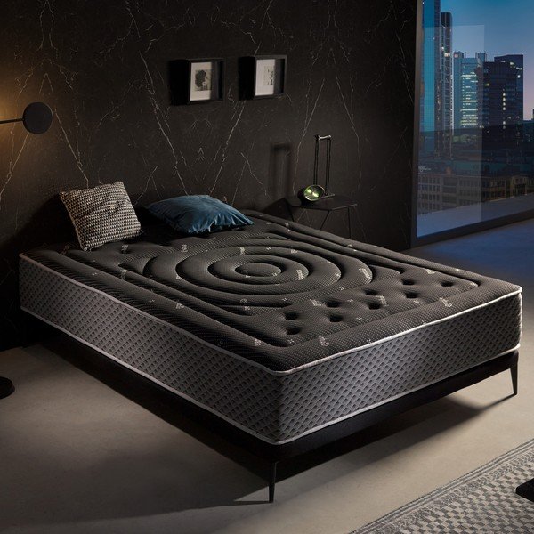 Obojestranska vzmetnica Moonia Premium Black Multizone, 90 x 200 cm-image-1