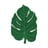 Temno zelena pralna ročno tkana bombažna otroška preproga 120x180 cm Monstera Leaf – Lorena Canals