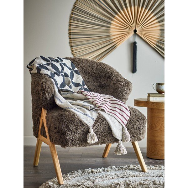 Odeja iz mešanice bombaža 130x155 cm Forma – Bloomingville-image-2