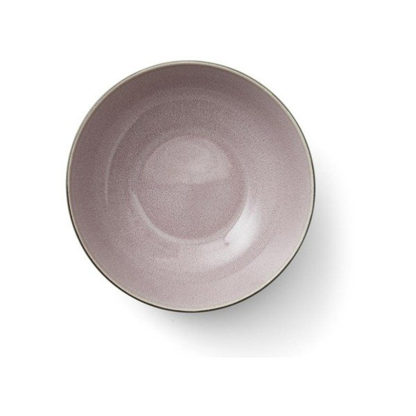 Skleda za solato iz sive keramike z rožnato glazuro Bitz Mensa, premer 30 cm-image-3