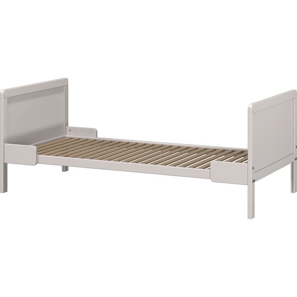 Kremno bela otroška posteljica iz masivnega lesa 70x140 cm Alkmaar – Germania-image-2