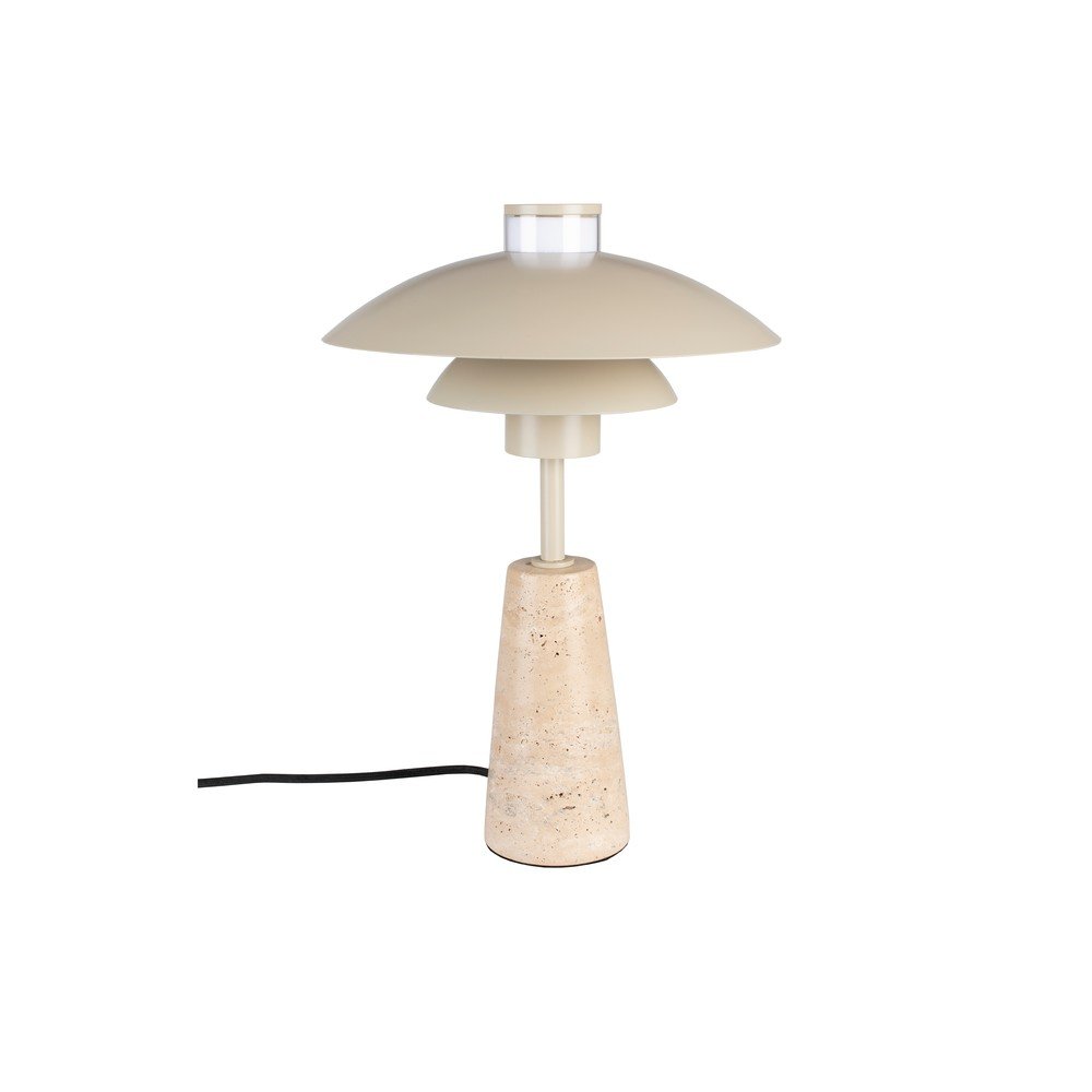 Bež LED zatemnitvena namizna svetilka (višina 37 cm) Cole