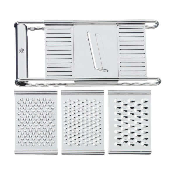 Strgalo iz nerjavečega jekla s 4 izmenljivimi nastavki za ribanje WMF Cromargan® Gourmet-image-4