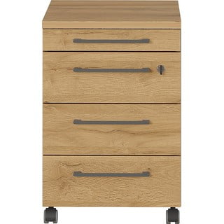 Antracitno siva omara v hrastovem dekorju 42x61 cm Agenda - Germania