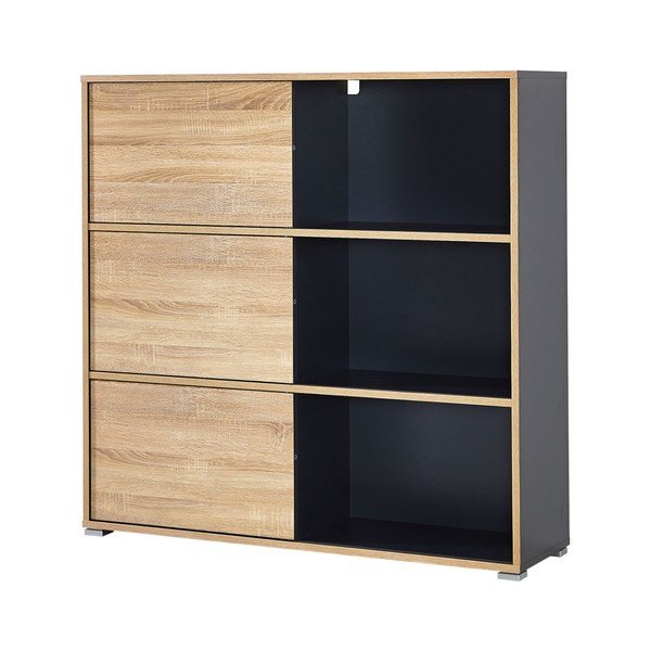 Črna omara z drsnimi vrati Germania Slide-image-2