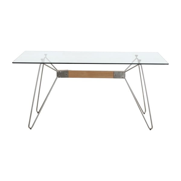 Jedilna miza s črnimi nogami Marckeric Nicole, 160 x 90 cm-image-1