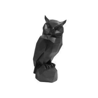 Kip sove iz črnega poliresina Owl - PT LIVING
