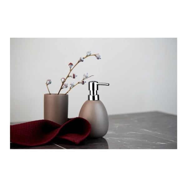 Rjava keramičen lonček za zobno ščetko Wenko Polaris-image-1