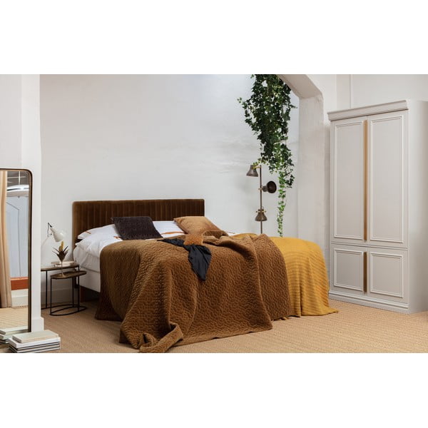 Svetlo siva garderobna omara iz masivnega bora 110x215x62 cm Organize – WOOOD-image-4