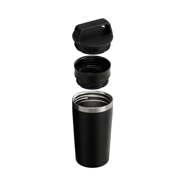 Črn termo lonček iz nerjavečega jekla 350 ml Café-To-Go Travel Mug Black 2.0 – Stanley-image-1