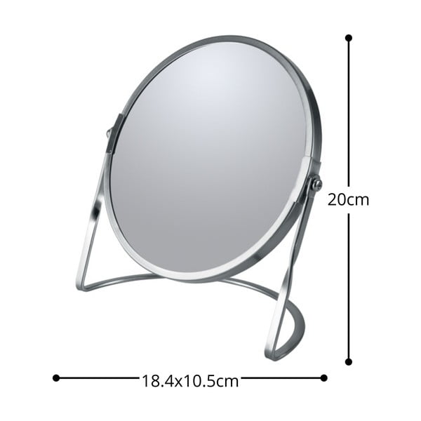 Kozmetično povečevalno ogledalo (5x povečava) ø 18 cm Akira – Spirella-image-4