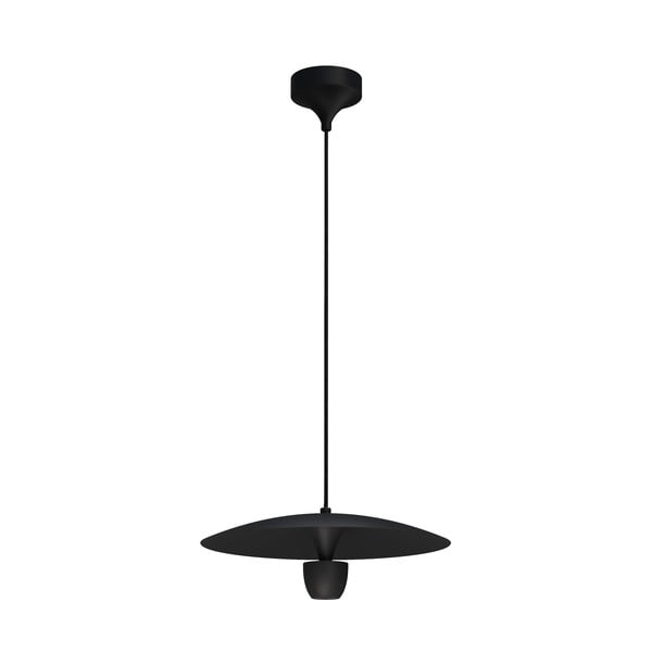 Črna viseča svetilka SULION Poppins, višina 150 cm