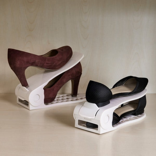 Komplet 6 nastavljivih stojal za čevlje InnovaGoods Rack Adjustable Slots-image-1