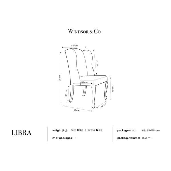 Svetlo siva Windsor & Co zofe Libra Designs-image-2