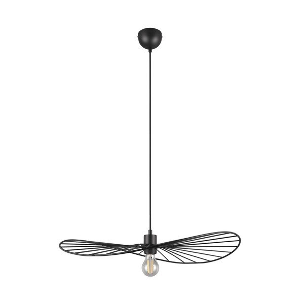 Mat črna viseča svetilka ø 60 cm Chapeau – Reality