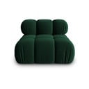 Zelena žametna modularna sedežna garnitura (sredinski modul) Bellis – Micadoni Home