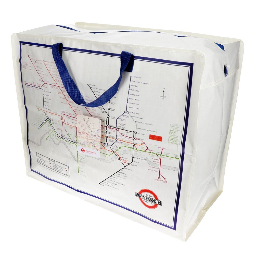 Škatla za shranjevanje oblačil iz reciklirane plastike Heritage Tube Map