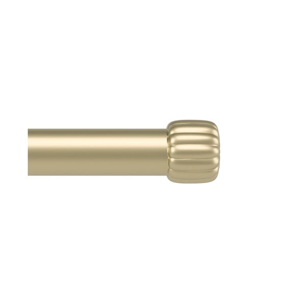 Jeklena karnisa z nastavljivo dolžino v mat zlati barvi 168 - 305 cm Cleo – Umbra