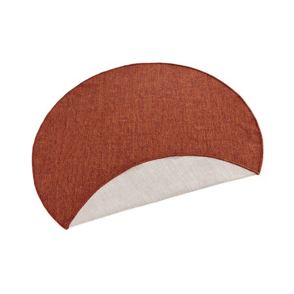 Opečnato rdeča zunanja preproga NORTHRUGS Miami, ø 200 cm-image-4