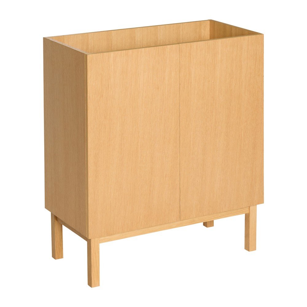 Omarica v hrastovem dekorju v naravni barvi 80x90x40 cm Ark