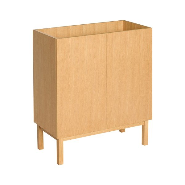 Omarica v hrastovem dekorju v naravni barvi 80x90x40 cm Ark – Hübsch