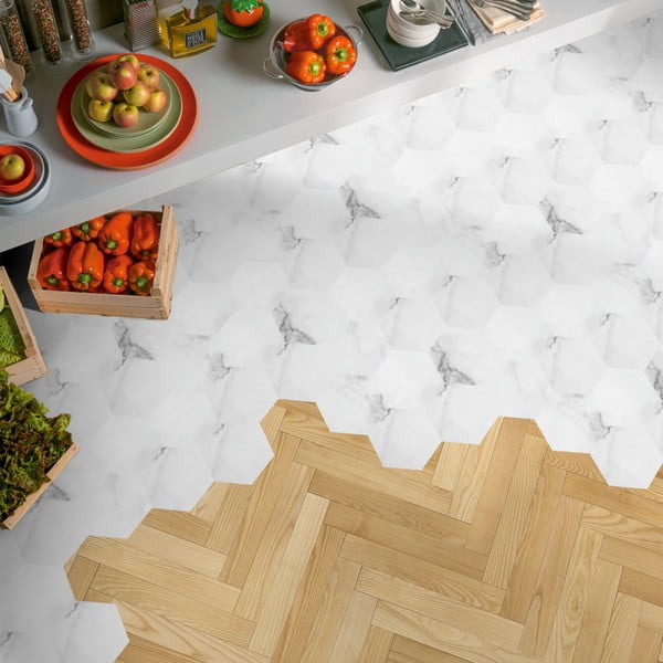 Komplet 10 talnih nalepk Ambiance Hexagon-image-3