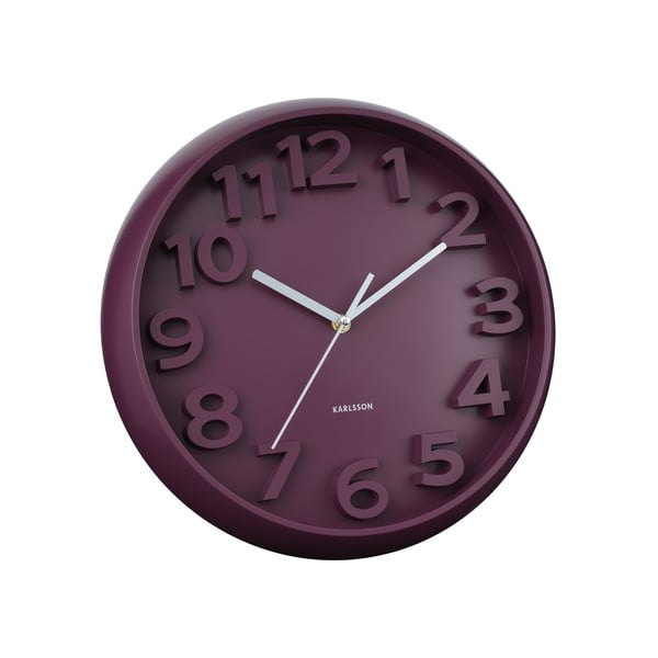 Stenska ura ø 33,5 cm Elevated Classic Numbers – Karlsson-image-1