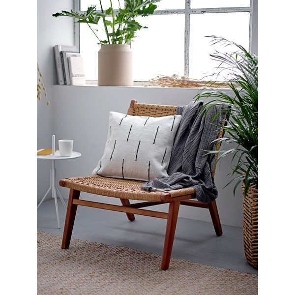 Bež bombažna blazina Södahl Lauri, 45 x 45 cm-image-1