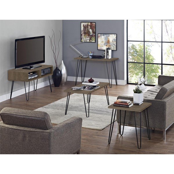 TV omarica v orehovem dekorju v naravni barvi 107x63 cm Owen – Støraa-image-3